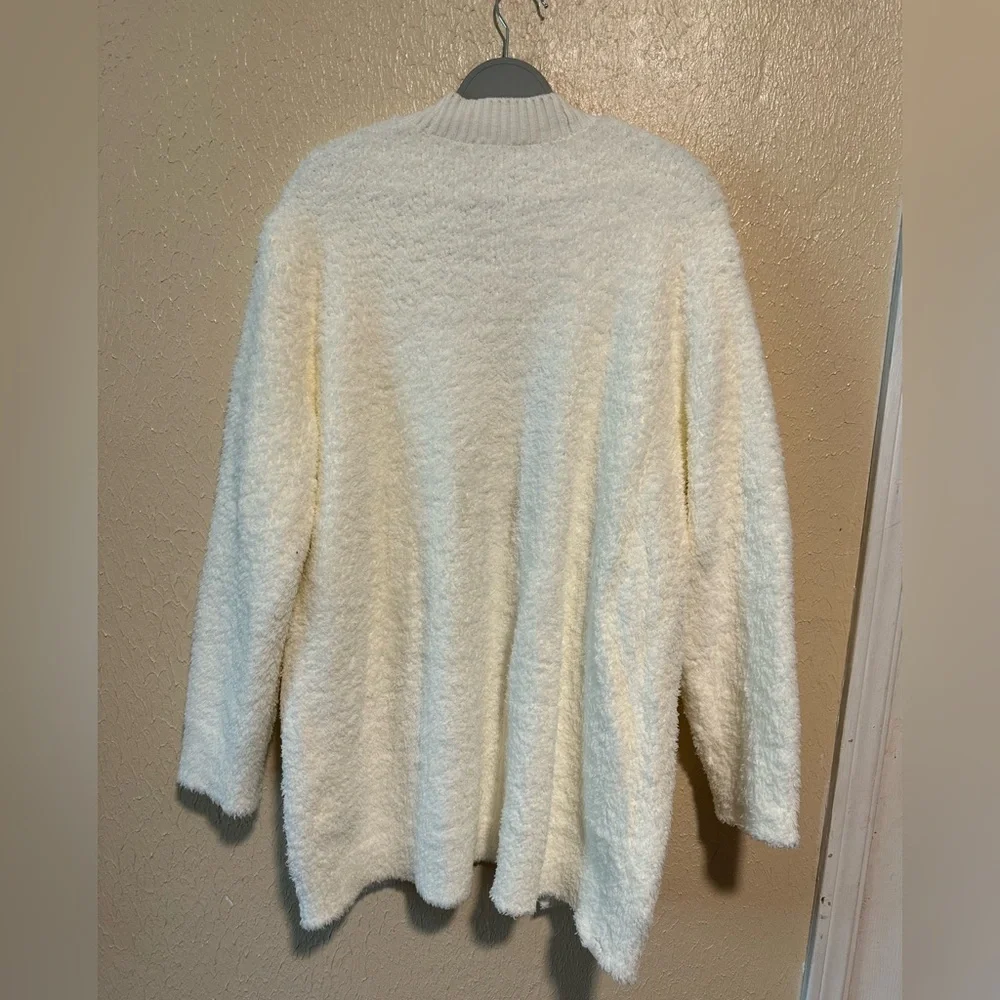 Barefoot Dreams CozyChic Ribbed Knit Trim Cardigan Soft Stretchy Size‎ XL